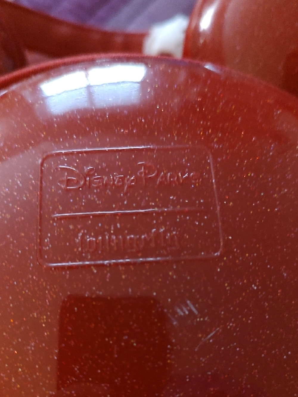 FIRST OFFER! Loungefly Red Glitter Mickey Mouse Crossbody Bag - Picture 5 of 7
